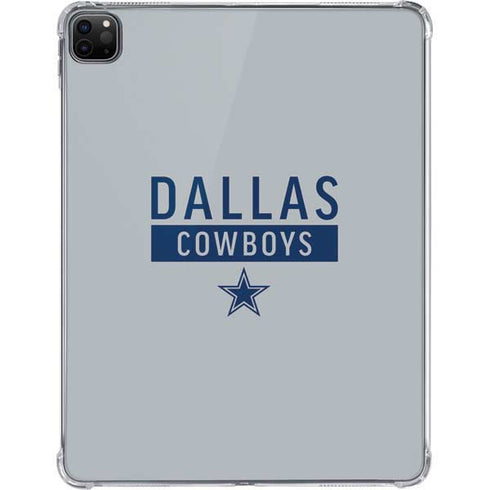 NFL Dallas Cowboys Silver Performance Series iPad Pro 11in (2024) Clear Case